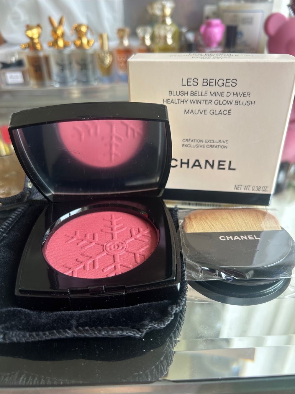 CHANEL Les Beiges Mauve Glacé Healthy Winter Glow Blush - Mauve